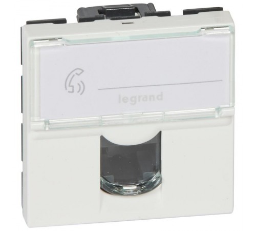 Розетка Mosaic 2М RJ45 UTP кат 5e  076554  Legrand
