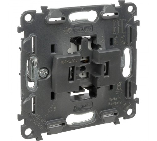 Valena Мех IN'MATIC Выключатель/переключатель 1-клавишный 10АХ 250В  752016  Legrand