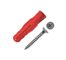 Саморез ШУц 3,5х50 пот. гол. + дюбель трехсегментный 6х35 (24 шт) - пакет Tech-K ( 0,066 кг)  112938  Tech-KREP