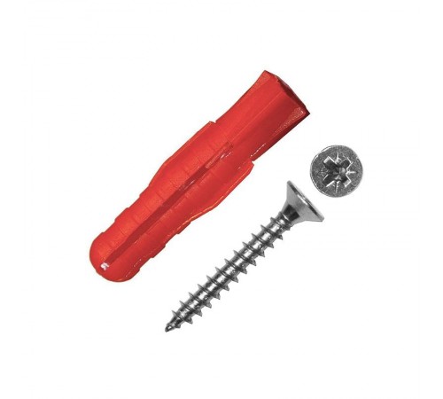 Саморез ШУц 3,5х50 пот. гол. + дюбель трехсегментный 6х35 (24 шт) - пакет Tech-K ( 0,066 кг)  112938  Tech-KREP