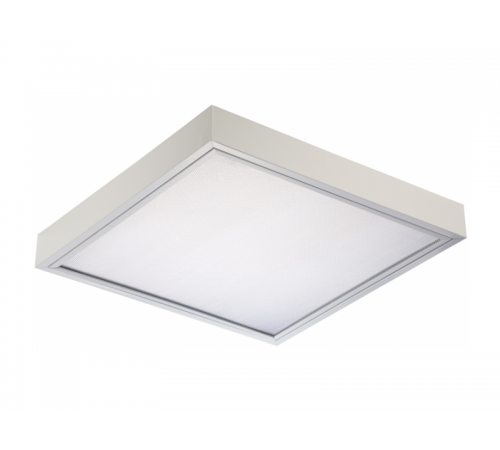 Светильник люминесцентный накладной с БАП TL418 CL EL EM 620x620x85мм без ламп IP20 призма  10768  TechnoLux