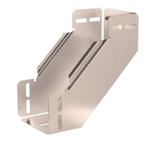 Угол вертикальный внутренний 90 градусов Стандарт INOX (AISI 409) 100х80  PR16.3375  Промрукав