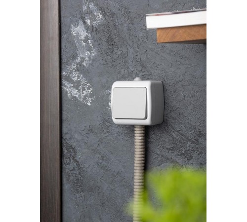 Мурманск Выключатель 1 -клавишный 10А IP54 серый EKF  EFV10-021-30-54  EKF