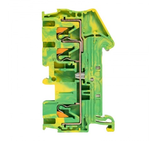 Клеммная колодка пружинная 2.5 Push-in 3 вывода земля PIT-2,5-3-pe  EKF