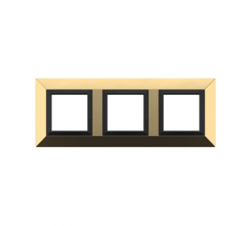 Рамка из металла, "Avanti", золотая, 6 модулей  4408856  DKC