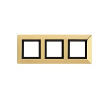 Рамка из металла, "Avanti", золотая, 6 модулей  4408856  DKC