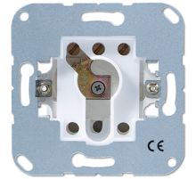 Реверсивный выключатель для замочного механизма, для жалюзи, 1-полюсный (1 двигатель); универсальные встраиваемые механизмы  104.15  Jung