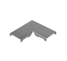 Крышка угла горизонтального 90 гр. прямого 50 мм "ПЛЮС"  KPGLplus90-50  КМ - профиль