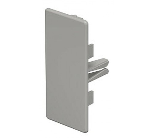 Торцевая заглушка кабельного канала WDK 40x90 мм (ПВХ,серый) (WDK HE40090GR)  6021506  OBO Bettermann