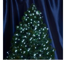 Гирлянда линейная Кластер, 1000 LED 5000K, 20м + 3м (с контроллером)  зеленый шнур,  IP20  CL10  48180  FERON