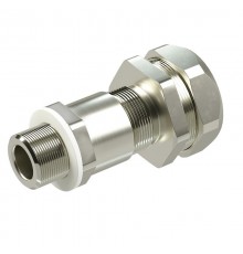 Взрывозащищенный кабельный ввод серии КАЕРМ для бронированного инебронированного кабеля М20х1,5 d:5,8-10мм. Dn:12. НикелированнаялатуньIP66/IP68  KAE