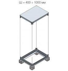 Рама шкафа верхняя/нижняя 400X400ШхГ  EK4040KN  ABB