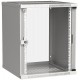 Шкаф LINEA WE 15U 600x600мм дверь стекло серый  LWE3-15U66-GF  ITK