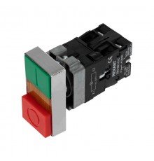 Кнопка LAY5 "I-O" прямоугольная 230 В NO+NC  36-5541  REXANT