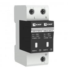 Ограничитель импульсных напряжений серии ОПВ-D/2P In 5кА 230В (с сигнализацией) EKF PROxima  opv-d2  EKF