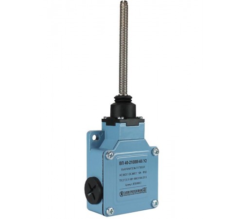 ВП 40-2108М-66 У2, рычаг пружинный, 1з и 1р, мгновенный, без сальника, IP66, выключатель путевой  ET009070 Электротехник