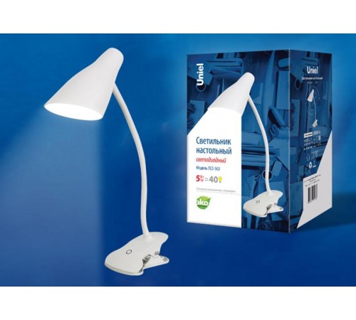 Светильник настольный TLD-563 White/LED/360Lm/4500K/Dimmer 5W сенсор Белый  UL-00004465  Uniel