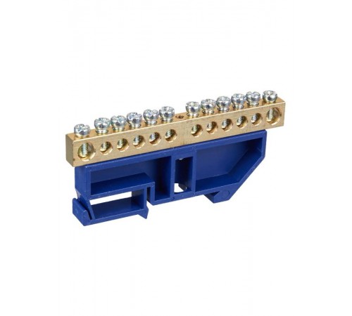 Шина N ноль на DIN-изоляторе ШНИ-8х12-12-Д-С  YNN10-812-12D-K07  IEK