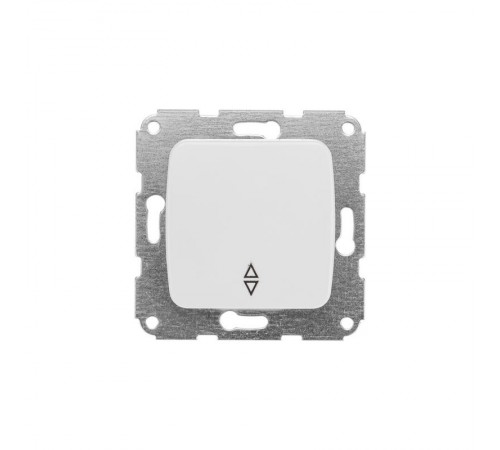 Выключатель (переключатель) 1кл прох. с/у 10А мех. белый DEA   KR-78-0205  Kranz