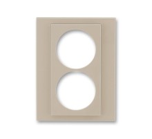 ABB Levit Кофе макиато / белый Сменная панель на розетку с з/к двойную Кофе макиато  ND5513H-A2223 18  2CHH132223A8018  ABB