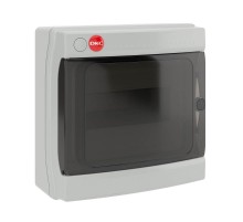 Щиток настенный с дверцей 8модулей IP65, серый с усиленным клеммным блоком 1х87308  85708  DKC