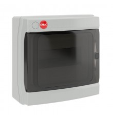 Щиток настенный с дверцей 8 модулей, IP65, серый  85608  DKC