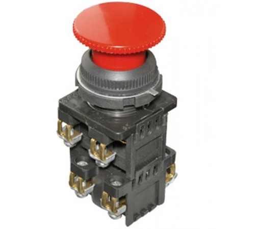 КЕ-192 У2 исп.9, красный, 3р, гриб без фиксации, IP54, 10А ,660В, выключатель кнопочный (ЭТ)  ET529339  Электротехник