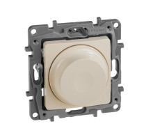 Etika Слоновая кость Светорегулятор поворотный, 300Вт, без нейтрали  672319  Legrand