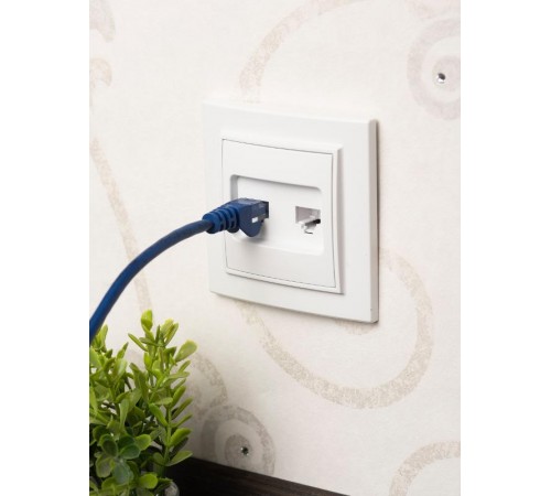 Розетка RJ-45 2-местная СП Минск  белая EKF  ERK02-035-10  EKF