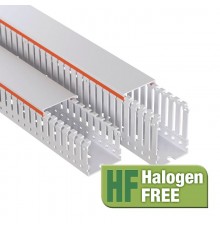 Короб перфорированный, без галогенов, светло-серый RLHF6 25x40  01163RLHF  DKC