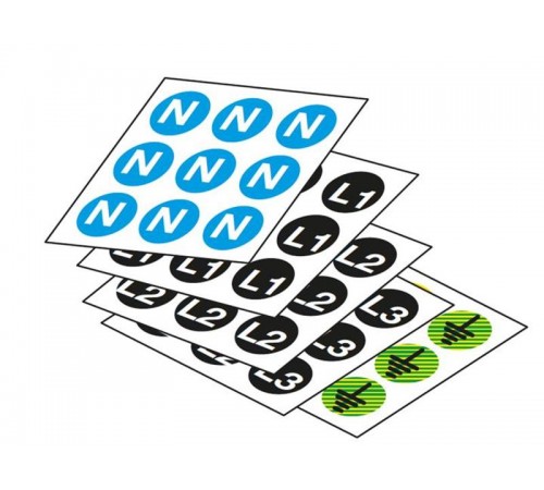 Наклейка d12мм T (490шт)  EV1154  ABB