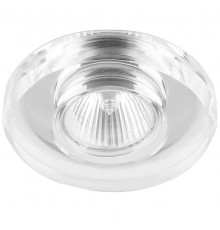 Светильник точечный встраиваемый под лампу 8060-2 MR16 50W G5.3 серебро, серебро/ Silver-Silver  19710  FERON