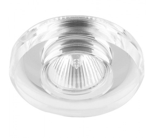 Светильник точечный встраиваемый под лампу 8060-2 MR16 50W G5.3 серебро, серебро/ Silver-Silver  19710  FERON