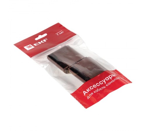 Заглушка (40х16) (4 шт) Plast EKF PROxima  под темное дерево    ecd-40-16x4   EKF 