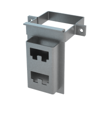 Комплект крепления к опоре 80х80 s:2,5 мм  KMZ80-80-2.5  КМ - профиль