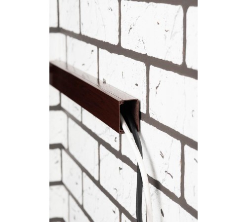 Заглушка (40х25) (4 шт) Plast EKF PROxima  под темное дерево    ecd-40-25x4   EKF 