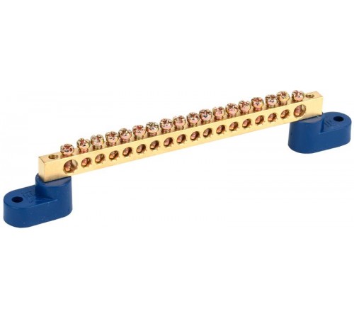 Шина N ноль на 2-угловых изоляторах ШНИ-6х9-18-У2-С  YNN10-69-18C2-K07  IEK