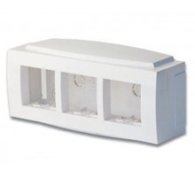 Модульная коробка для электроуст. изделий Brava. 6 модулей  09221  DKC