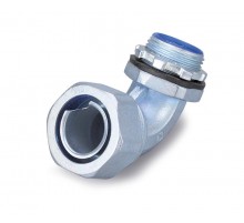Муфта вводная (90°) для металлорукава с резьбой "G" ВМ(90)-38  61383  Fortisflex