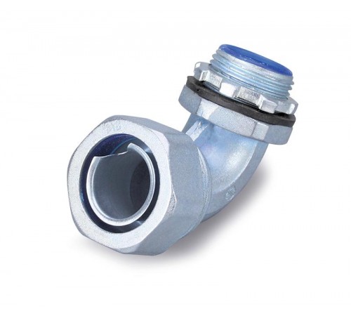 Муфта вводная (90°) для металлорукава с резьбой "G" ВМ(90)-38  61383  Fortisflex