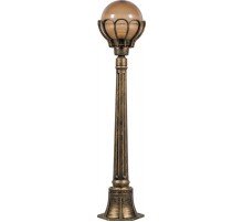 Светильник садово-парковый PL5046 60W 230V E27 230*230*1020MM черное золото (столб 1,02M)  11549  FERON