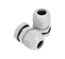 Кабельный ввод PG-11 (5-10мм) серый, комплект (2 шт/уп)  07-8011-A2  REXANT