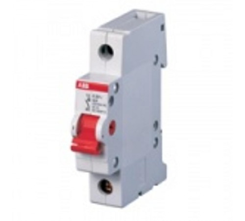 Рубильник 1 пол. SD201/50 рычаг красный  2CDD281101R0050  ABB