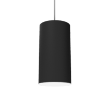 Светодиодный светильник DL-Roll подвесной 12 Вт 3000 К 90х170 мм RAL9005 черный муар с рассеивателем опал DALI  V1-R0-90135-30D01-2001230  VARTON