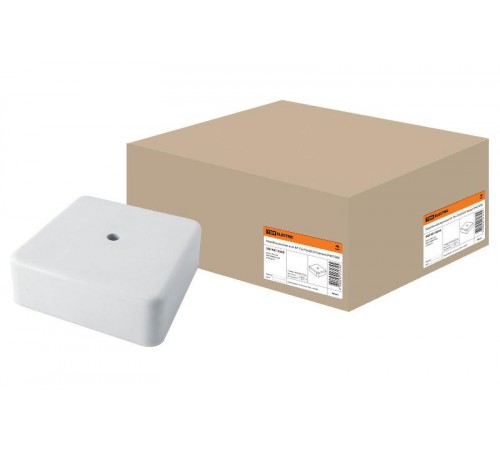 Коробка распределительная КР 75х75х28 о/п белая IP40  SQ1401-0205  TDM