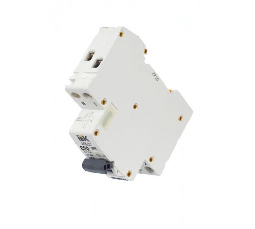 Выключатель автоматический дифференциального тока АВДТ B06S 1P+NP C20 30мА тип A (18мм) ARMAT IEK  AR-B06S-1N-C20A030  IEK