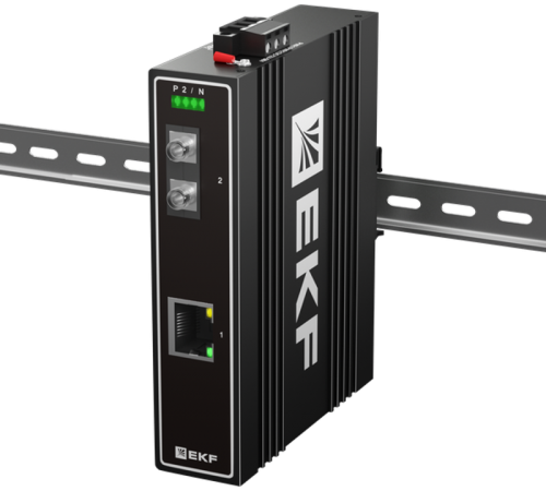 Медиаконвертер 10/100/1000Base-TX в 1000Base-X, разъем FC, двойное одномодовое оптоволокно, 1550нм TSX TSX-MC1-1GX1GT-FCEKF