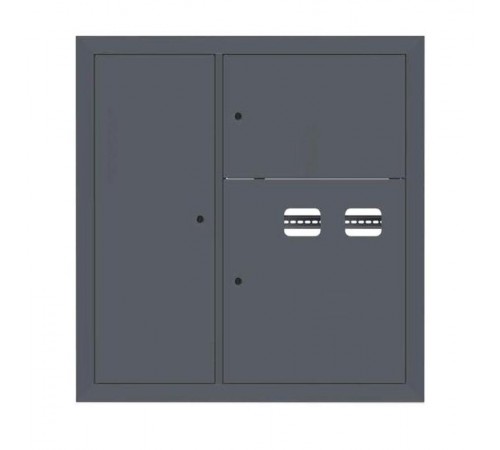 Щит этажный 2 кв. слаботочка слева RAL7016 (1000х950х150)  PROxima mb29-v-2z-ral7016 EKF