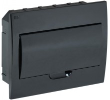 Корпус модульный пластиковый встраиваемый ЩРВ-П-12 черный черн. дв IP41 KREPTA 3  MKP13-V-12-41-K02  IEK