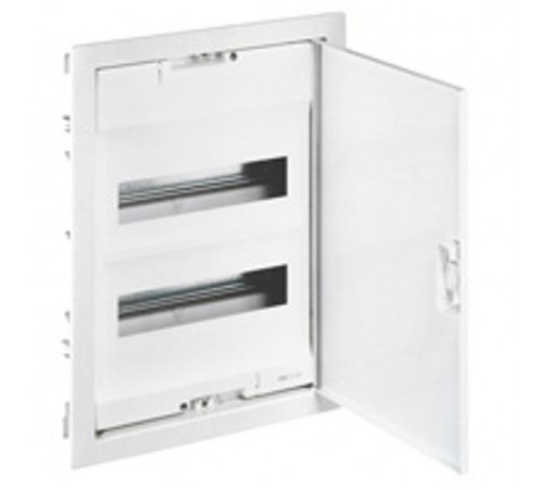 Щит встраиваемый Nedbox - с синей полупрозрачной скругленной дверью - 2 рейки - 24+4 модуля  001422  Legrand